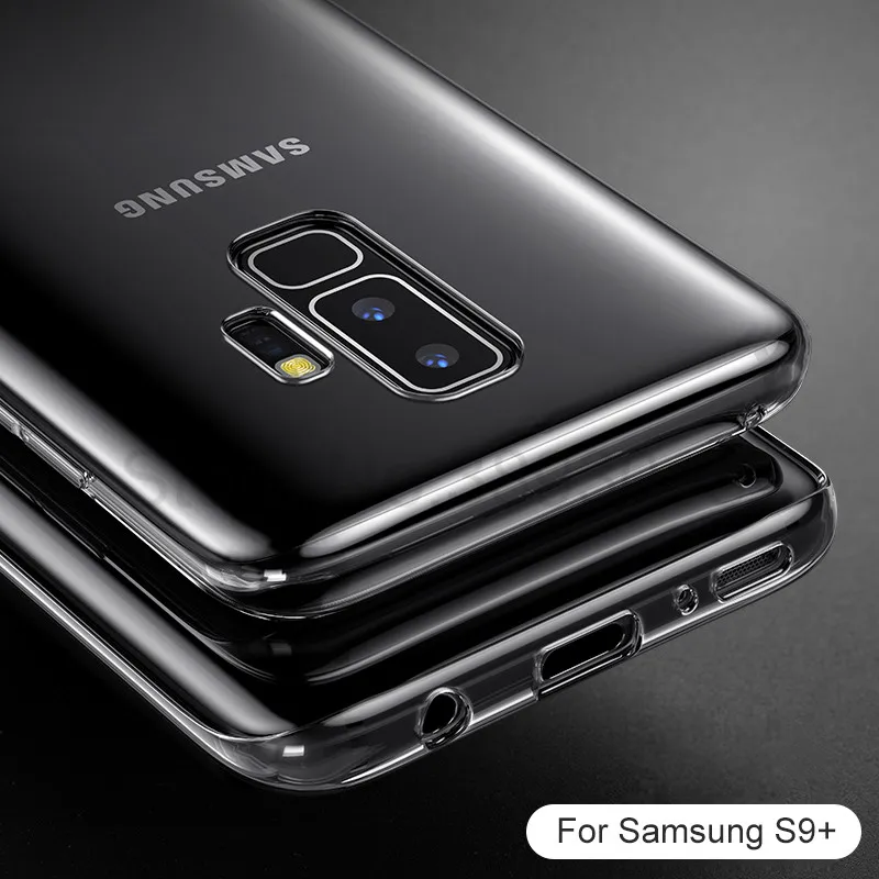Ultra Thin Soft Transparent Case For SAMSUNG galaxy A3 A5 A7 2016 2017 S7 Edge S8 S9 A8 Plus 2018 Note 8 9 Clear Silicone Case