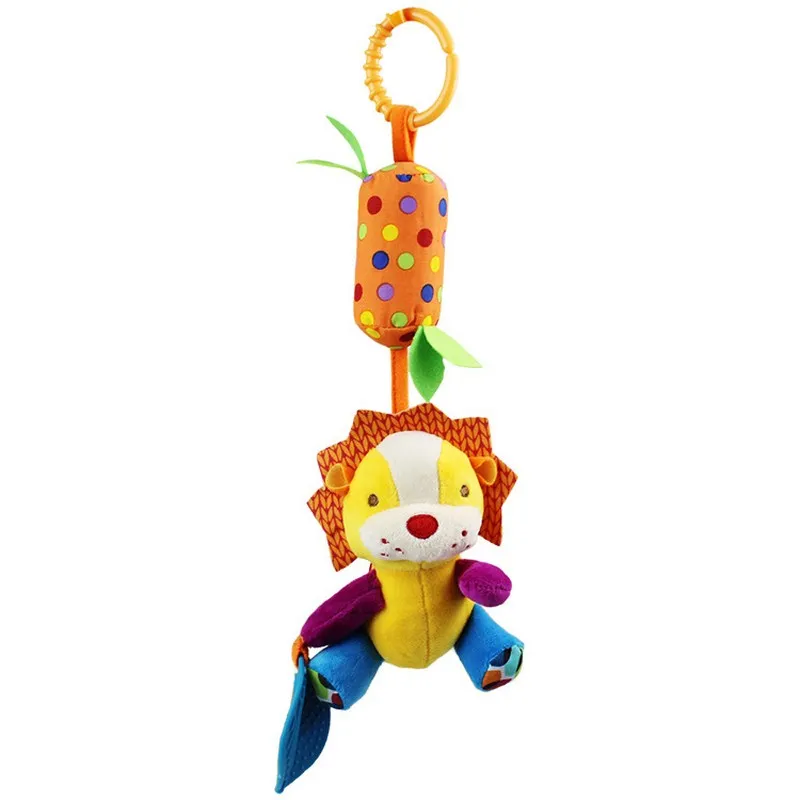1pcs Sozzy Multifunctional Baby Toys Rattles Mobiles Soft Cotton Infant Pram Stroller Car Bed Rattles Hanging Animal Plush Toys (5)