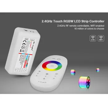 

The genuine Original Mi Light 2.4G Touch RGBW LED Strip Controller FUT027 Remote control With controller suit for RGBW LED Strip