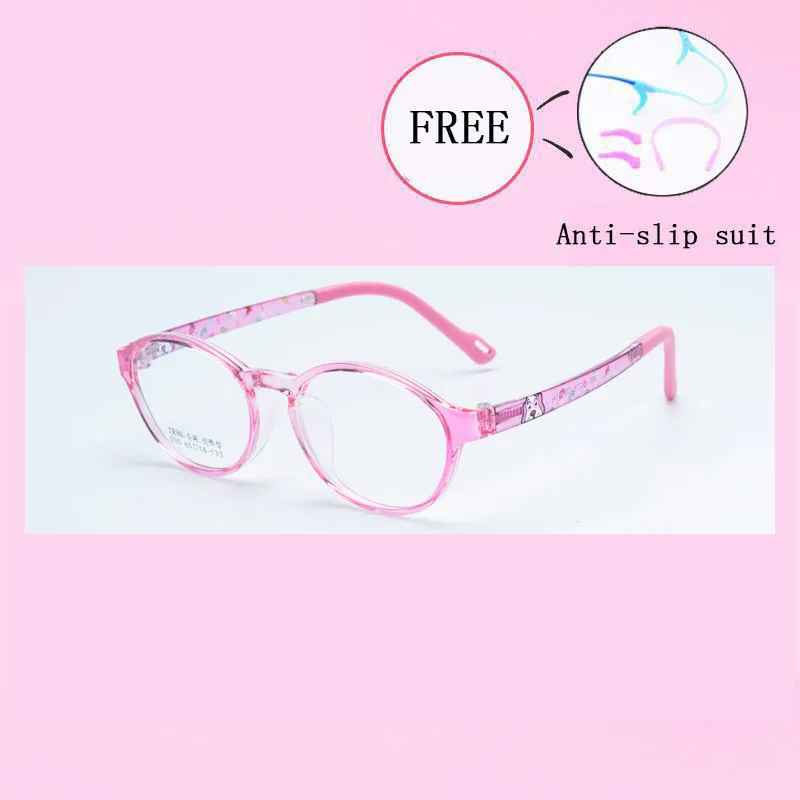 

JURUI Children Girl Boy Eyeglasses Optical Reading Spectacle Eye Glass Frame Elastic Glasses Leg Oculos De Grau Feminio Y035-31