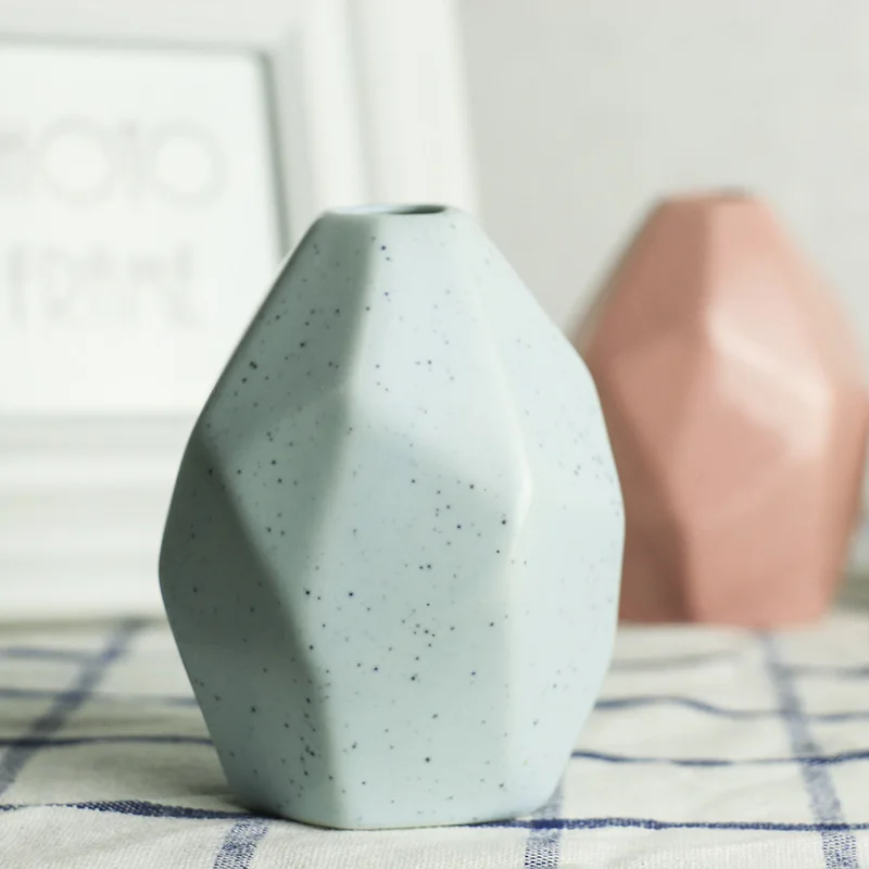 Ceramic Vase Flower Bottle Modern Simple Hydroponic Container Porcelain Artificial Vases Office Wedding Home Decoration | Дом и сад