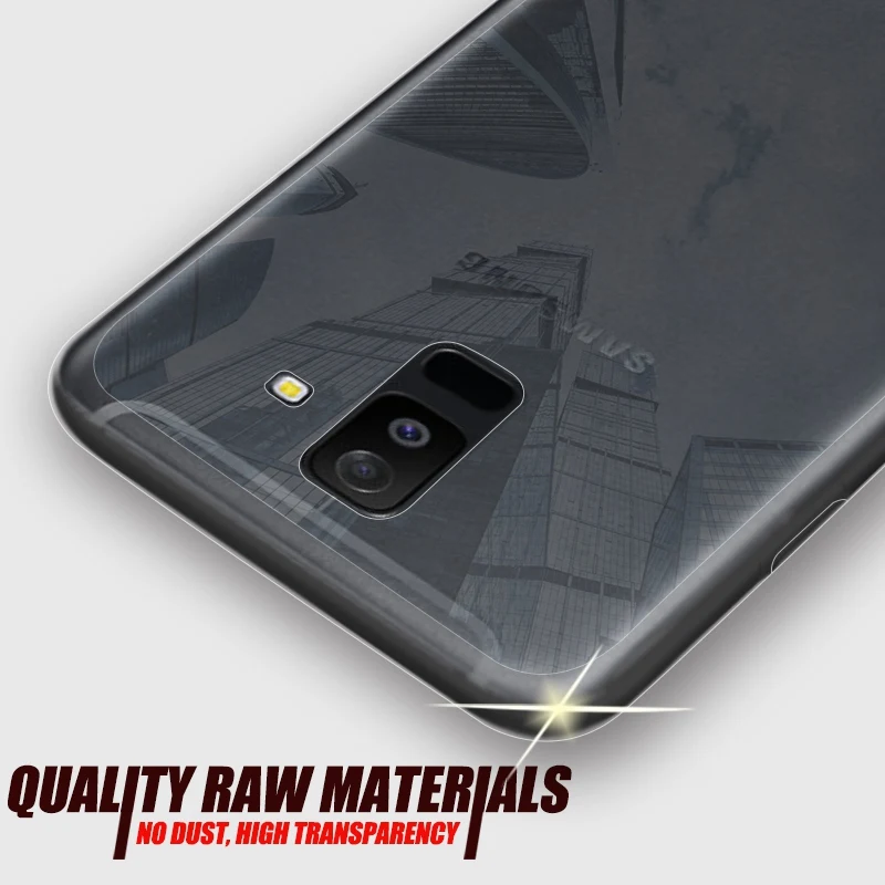

HOPELF Clear Case for Samsung Galaxy A6 Plus 2018 Case Silicone TPU on Phone Cover for Coque Samsung Galaxy A6 Plus 2018 Case