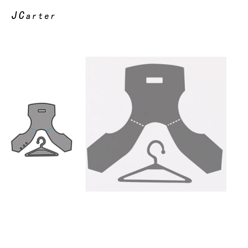 

JCarter New 3D Clothes Stand Shape Metal Cutting Dies Stencils for Scrapbooking DIY Embossing Folder Paper Handmade Album Crafts