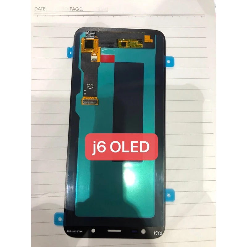 Супер AMOLED для samsung Galaxy J6 J600 J600F J600Y ЖК-экран и сенсорная стеклянная панель в сборе