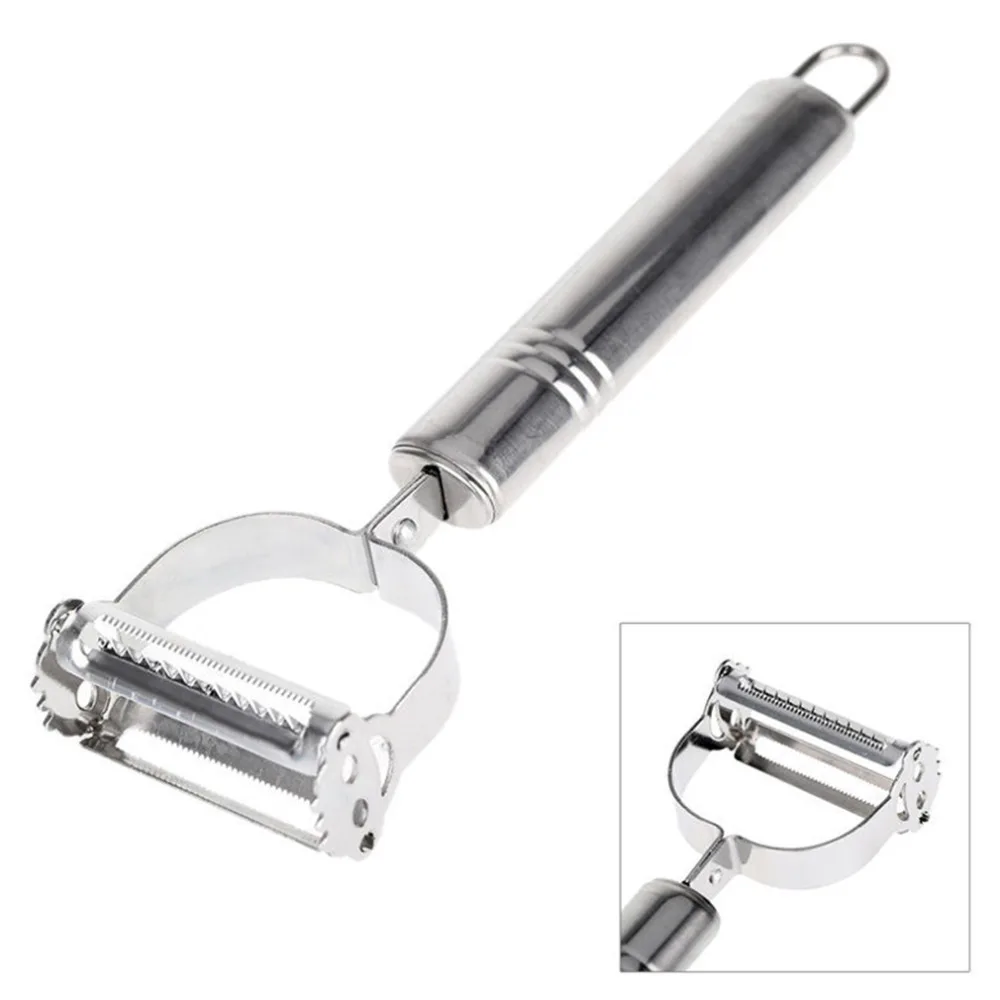 

Multifunctional 360 Degree Rotary Potato Peeler Slicer Vegetable Cutter Fruit Melon Grater Kitchen Accessories Gadget 3 Blades