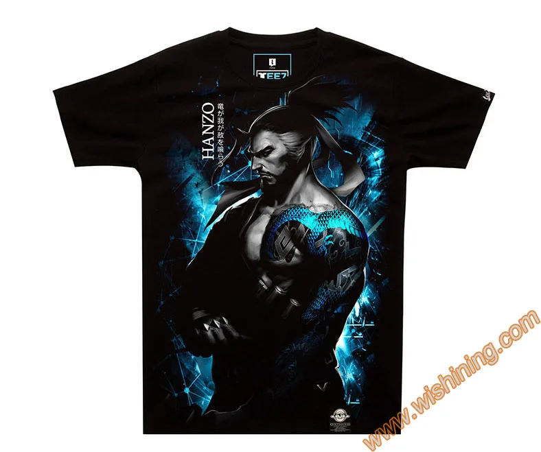 Высококачественная футболка Blizzard Reaper Hero, ограниченная серия Edion Black xxxxl размера плюс, футболка для мужчин и мальчиков, крутая хлопковая футболка