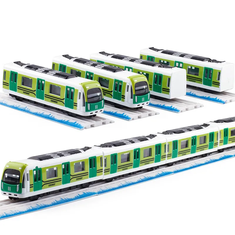 1:87 Магнитная модель метро из сплава железнодорожный трек игрушки оптовая