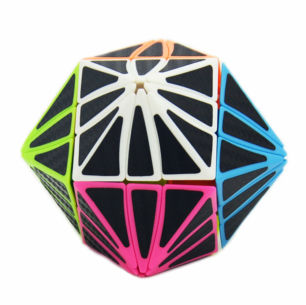 Babelemi Carbon Fiber Sticker Hawk Eye Speed Magic Cube Puzzle Game