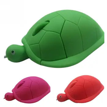 

Hot Sale Ergonomic Designed Funny Shaped Silicone Cute Turtle Mice USB 2.0 1200dpi 3D Wired Optical Mouse For PC Laptop