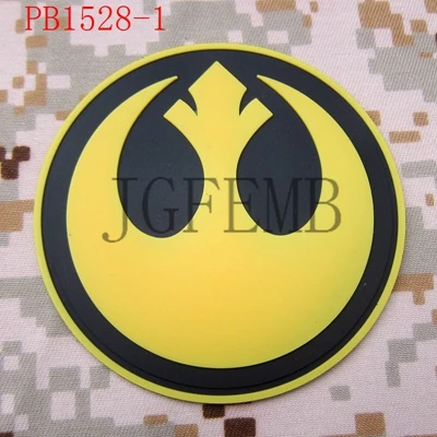 Rebel Alliance тактический военный боевой дух 3D ПВХ патч - Цвет: PB1528 yellow