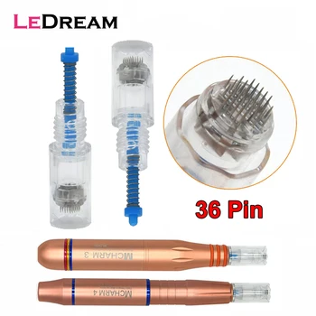 

100PCS/lot 9mm Screw Premium Charmant MCHARM 3 4 Pen 12 Pin Micro Nano Needle Cartridges For Facial Care Nutrition Injection