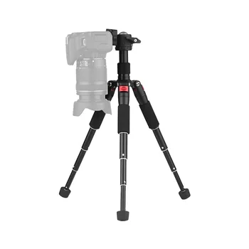 

Andoer K521 5-section Extendable Aluminum Alloy Tripod with Mini Ball Head 1/4"Screw Mount for Canon Nikon Sony DSLR ILDC Camera