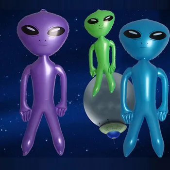 

MarY 90cm / 160cm PVC Alien Inflatable Green Doll Adult Child Toy Halloween Horror Christmas Birthday Party Props