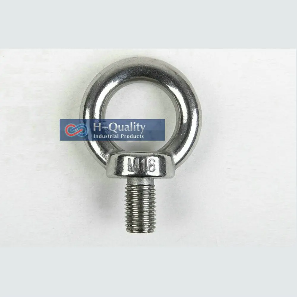 

Free Shipping Wholesale Rigging Hardware M8 DIN580 Metric Thread Stainless Steel 304 Small Lifting Eye Bolt