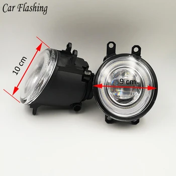 

Car flashing 1Set/pair 12V Car LED Angel Eyes DRL Fog Light Lamp DRL Daytime Running Light For Toyota Reiz 2010-2017