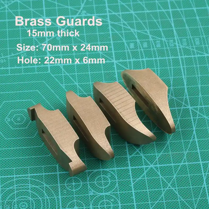 100mm x 4mm/5mm/6mm/8mm brass bar rod stick for knife diy handle parts