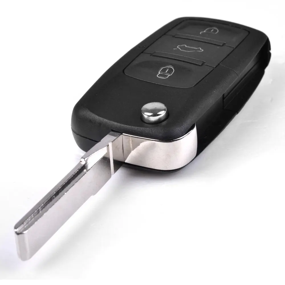 

AUTO 3 foldable shell buttons for key remote control Volkswagen VW BEETLE BORA GOLF POLO PASSAT flip FOB box
