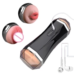 2019 Electric Pocket Pussy Male Masturbator Cup 3D Realistic Virgin and Mouth Masturbator Sucking Massage Cup Sex Dolls Vibrator 2019 Electric Pocket Pussy Male Masturbator Cup 3D Realistic Virgin and Mouth Masturbator Sucking Massage Cup Sex Dolls Vibrator