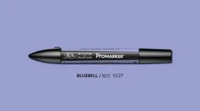 Winsor& Newton ProMarker двойной наконечник графический маркер-фиолетовый цвет тон - Цвет: bluebell