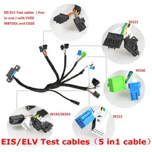 Fvdiful EIS ELV Тесты кабели для Mercedes работает совместно с VVDI MB BGA инструмент и CGDI Prog Мб(«5 в 1») W204 W212 W221 W164 W166