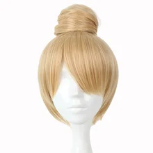 MCOSER 30 см короткий блонд цвет синтетический высокотемпературный волоконный парик для студенческой вечеринки 016O