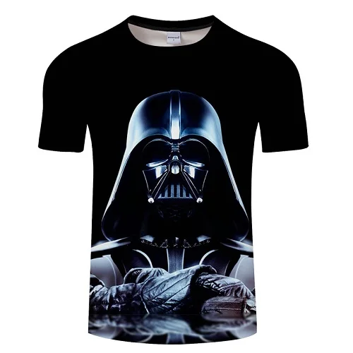 

2019 Newest 3D Printed star wars t shirt Men Women Summer Short Sleeve Funny Top Tees Fashion Casual clothing Asia Size T-shirt