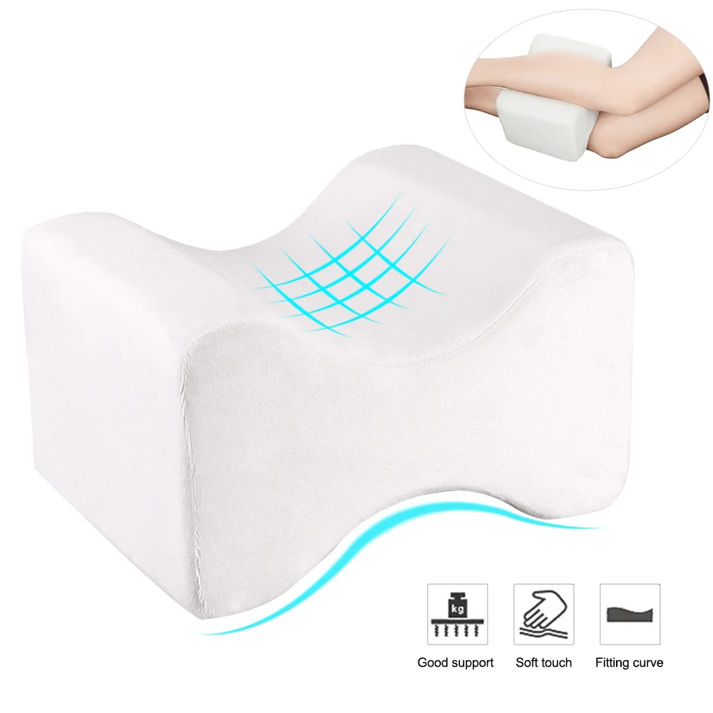

Memory Foam Knee Wedge Pillow for Sleeping Sciatica Back Hip Joint Pain Relief Contour Thigh Leg Pad Support Cushion Pillows
