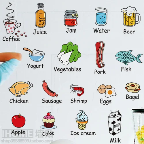 removable stickers label kitchen refrigerator cabinet decorated restaurant wall stickers removable stickers label kitchen refrigerator cabinet decorated restaurant wall stickers