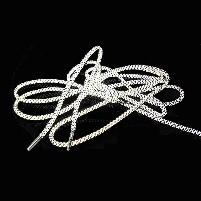 1 Pair Fashion Polyester Paisley Reflective Laces Round Visible Babys Safety Cordon Shoes Laces Shoelaces High-grade Metal Head 1 Pair Fashion Polyester Paisley Reflective Laces Round Visible Babys Safety Cordon Shoes Laces Shoelaces High-grade Metal Head