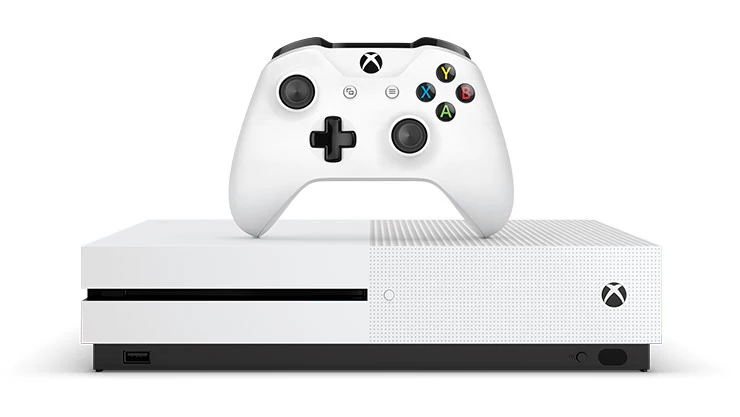 

Microsoft Xbox One S, Xbox One S, Black, White, AMD Jaguar, AMD Radeon, HDD, 1000 GB