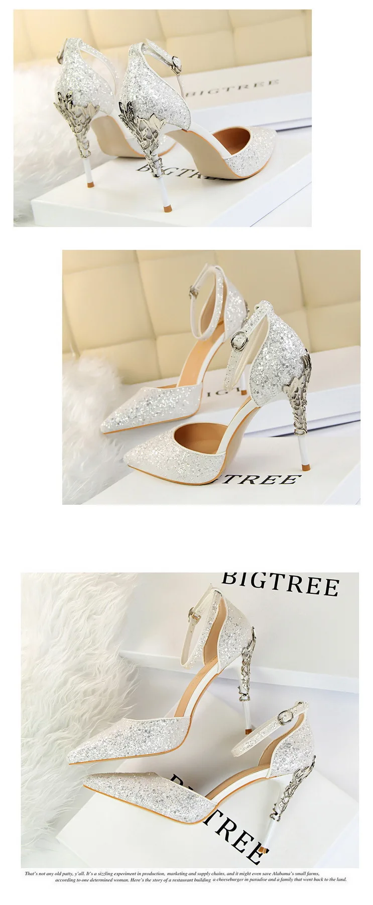 Модные и пикантные открытые туфли на высоком металлическом каблуке для ночного клуба; блестящие босоножки на высоком каблуке; женская свадебная обувь