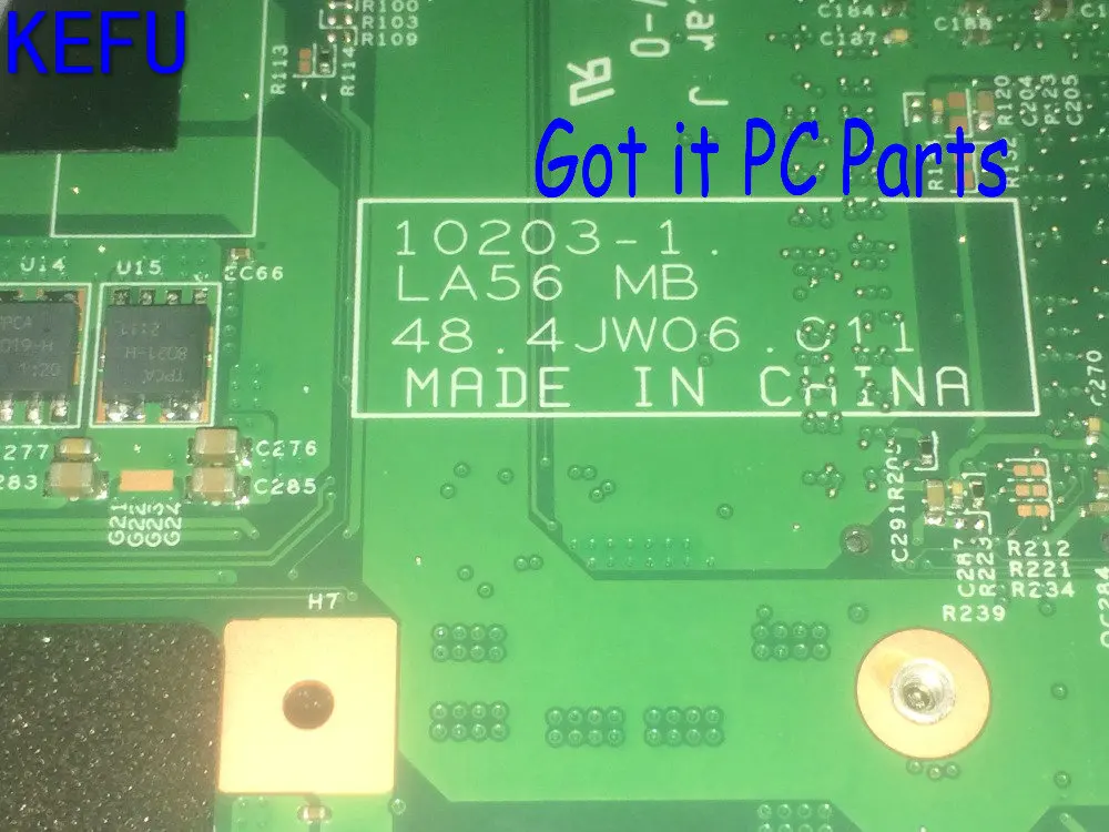 KEFU новый товар. Материнская плата для ноутбука Lenovo B560 48.4JW06.011 материнская