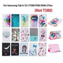 Модный чехол для samsung Galaxy Tab A A6 10,1 P580 P585 SM-P585Y чехол Funda Tablet Folio из искусственной кожи защитный флип-чехол