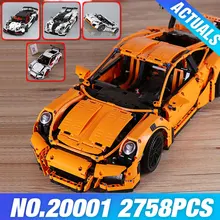 LEPIN 20001 Série Technic Modelo 20001B Kit De Construção de Carro de Corrida blocos Tijolos definir 42056 brinquedos Educativos 23002 MOC 4789 23006 DIY presentes