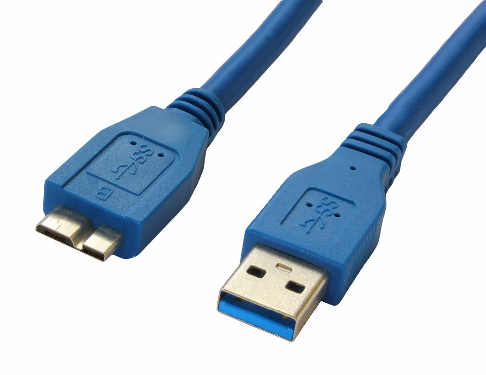 Премиум высокого качества, цвет: голубой 3FT 3 ноги USB 3,0 A Male к Micro B штырь, кабель для samsung Note3 внешний жесткий диск 1 м