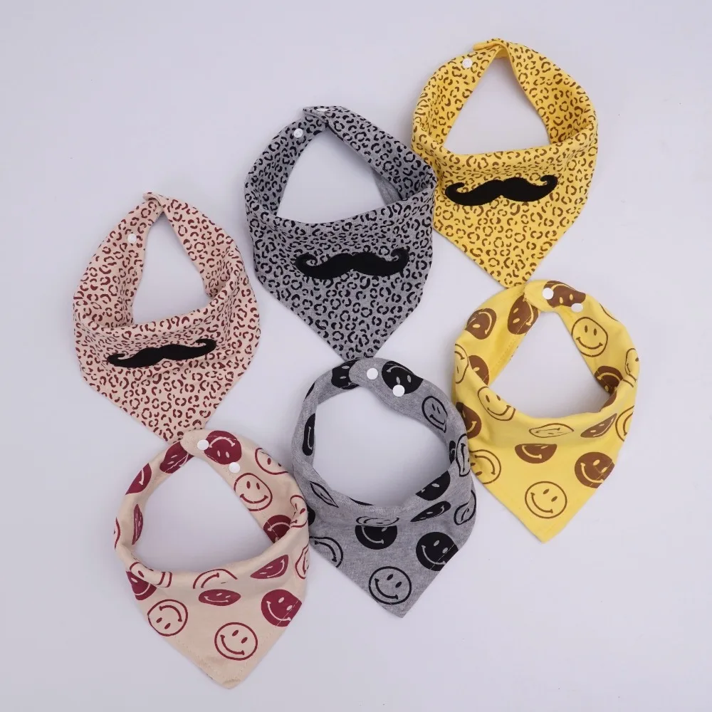 Fashion Crown Mustache Baby Bibs,Drool Bib,Scarf Bib,Waterproof Baby