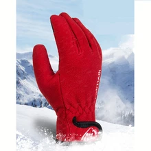 CKAHSBI теплые ветрозащитные сенсорные лыжные перчатки, рукавицы флис Открытый Велоспорт Лыжный спорт перчатки для верховой езды спортивные перчатки для вождения