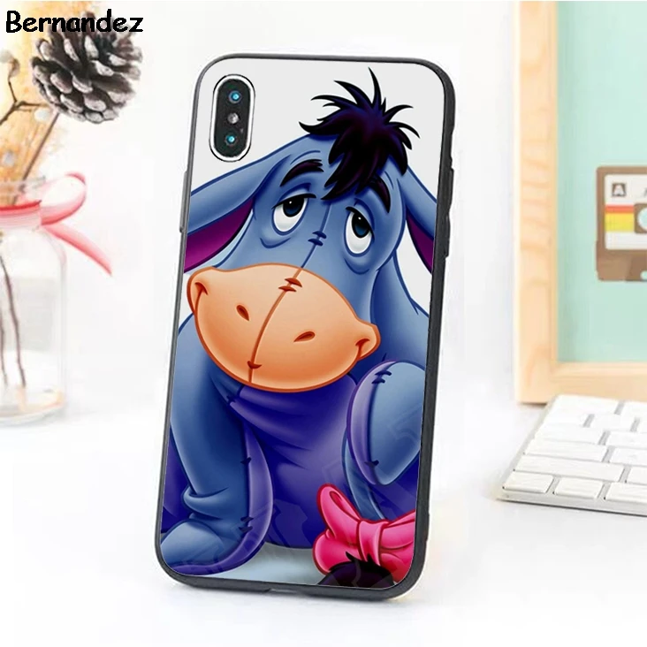 Чехол для телефона из ТПУ Bernandez чехол iPhone 5 5S SE 6 6s 7 8 plus X XR Xs Max с рисунком Ослика Eeyore
