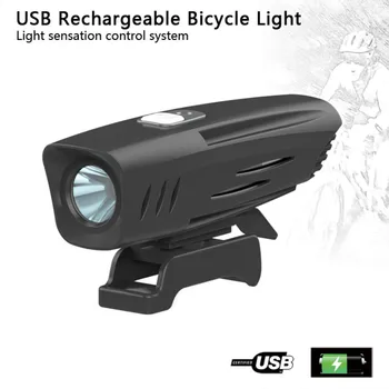 

USB Front XM-L T6 LED Bicycle Bike Light Aluminum alloy Lamp Built-in 2600mAh Battery