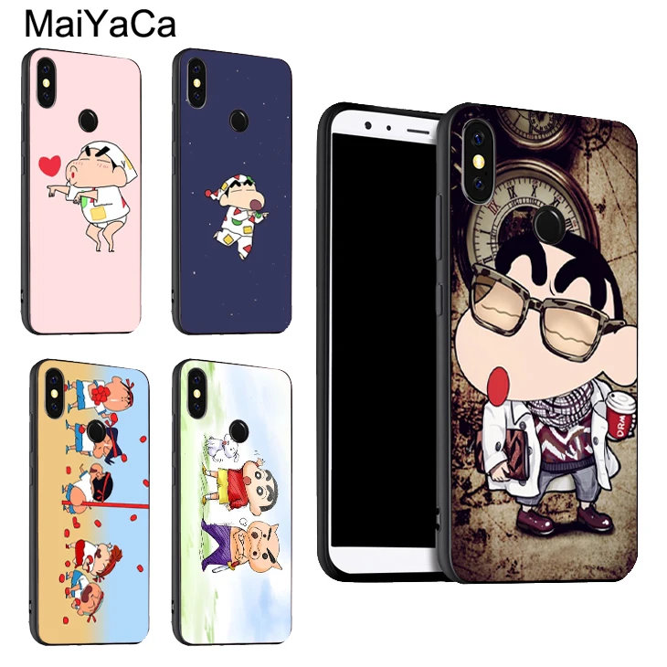 Милый чехол Crayon Shin chan для POCO X3 F2 Red mi Note 9 Pro 8 7 8T 9S 9A 9C Mi 10 Lite 9T A3 Coque|Бамперы| |
