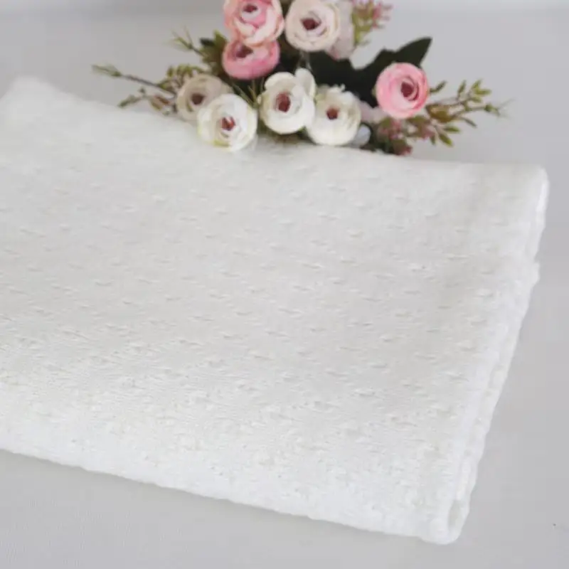 

White Baby Boy Girl Sweater Posing Fabric Beanbag Backdrop Textured Stretch Knit Backgroud Newborn Posing Blanket Photo Props