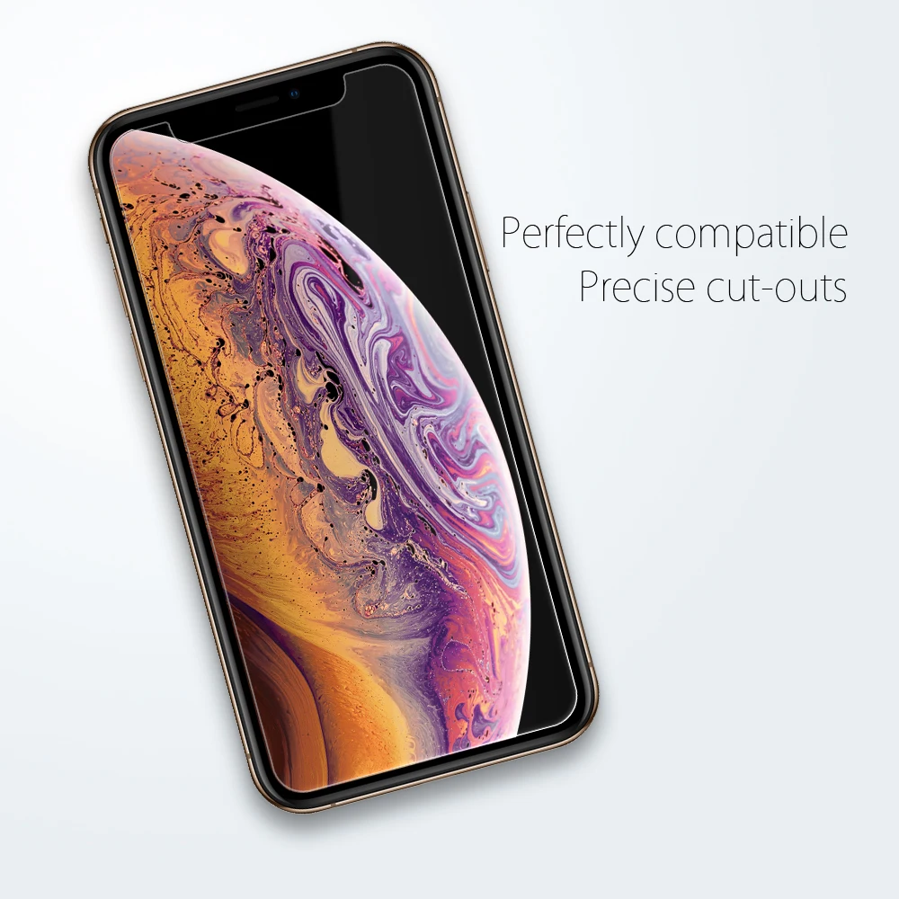 SLEO шт. 2 шт закаленное стекло для iPhone XS Max XR протектор экрана Xs Защитное Xr