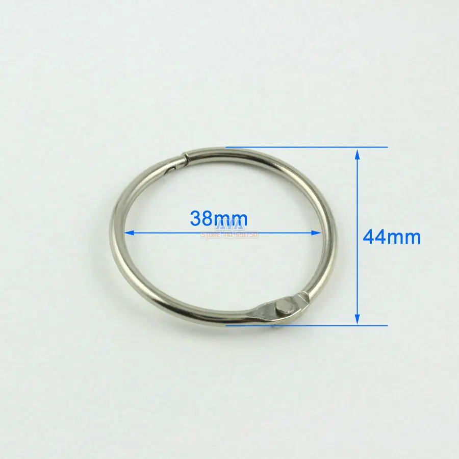 30 Pieces 38mm Metal Curtain Rings Curtain Open Rings Sliding Hook