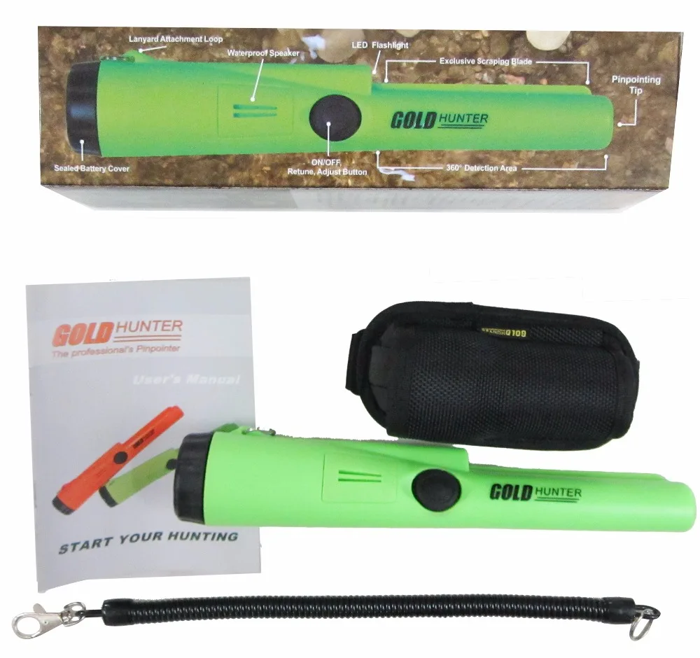 

Underwater exploration treasure tool waterproof metal positioning rod metal detector GOLD HUNTER silver yuan positioning rod