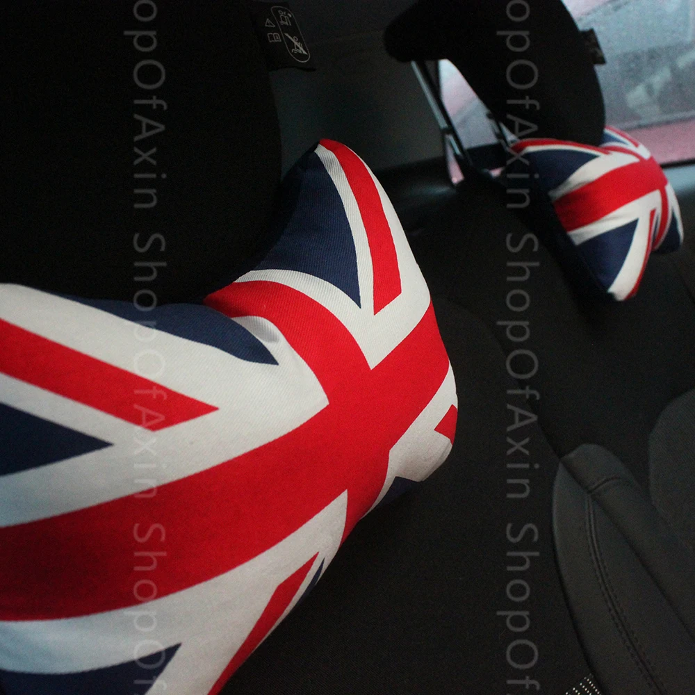 Подушка для шеи Union Jack в клетку occipital mini cooper clubman countryman hardtop R50 R53 R55 R56 R60 R61 F54 F55 F56|mini