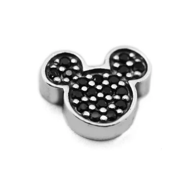 

DIY Beads for Jewelry Making Sterling-Silver-Jewelry Sparkling Mickey Icon Petite Bead Charms Silver 925 Berloque Perles Women