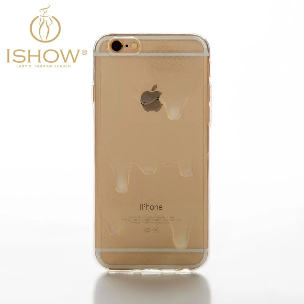 Melting Ice Cream Plastic TPU Clear Transparent Phone Case