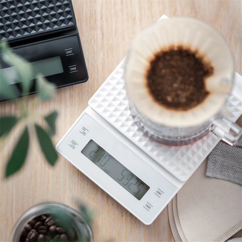  Household Electric Scale Portable Drip Coffee Scale with Timer Electronic Weighing Bar Kitchen High - 33004880061