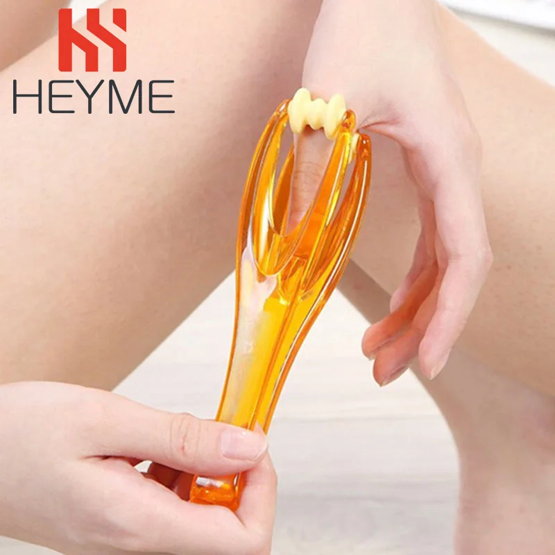 

HEYME Rolling Wheel Massager Hand Finger Joint Body Massage Thin Hand Push Fat Hand Massager C