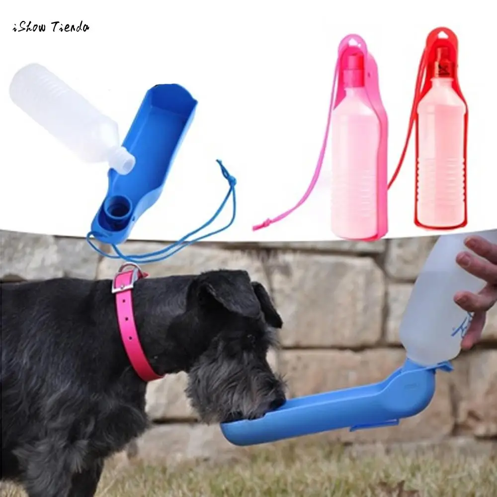 

ISHOWTIENDA New 1PC 20*5.2*5CM Dog Travel Sport Water Bottle Outdoor Feed Drinking Bottle Pet Supply Portable Water Bottle